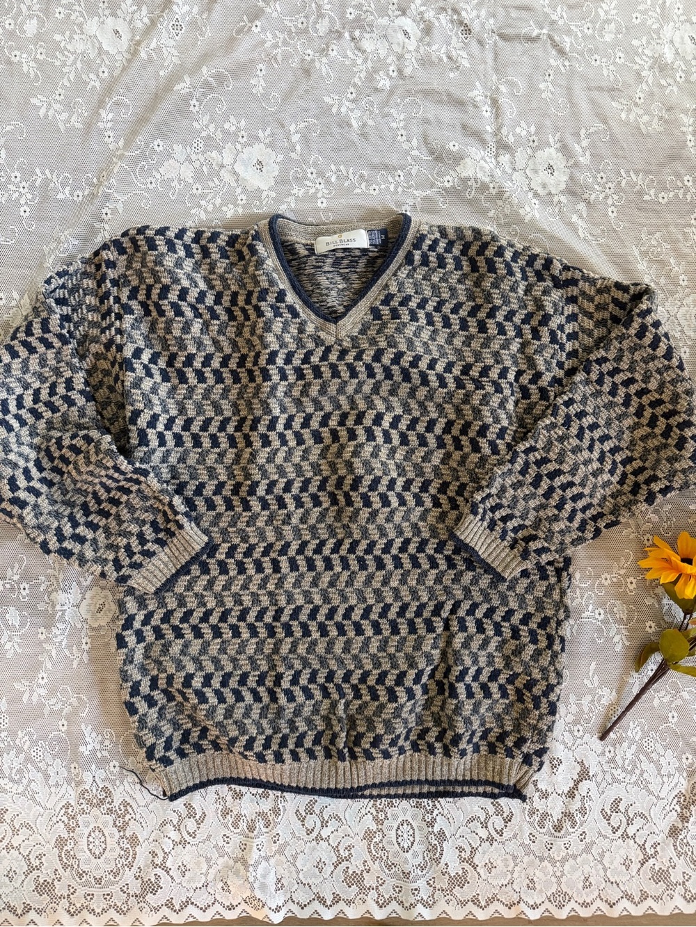 Vintage Grandpa sweater v neck